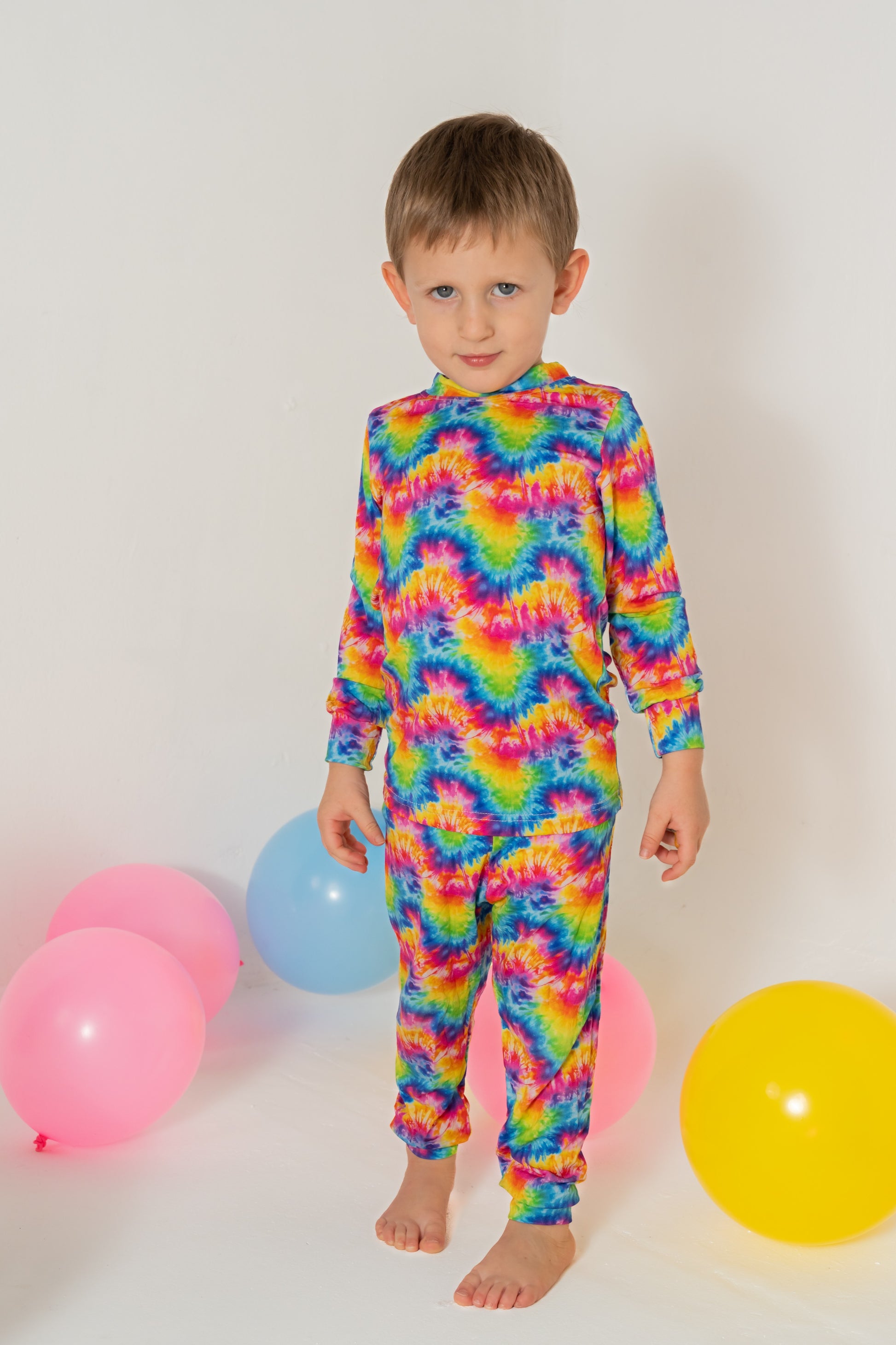 Tie Dye Two-Piece Pajama Set