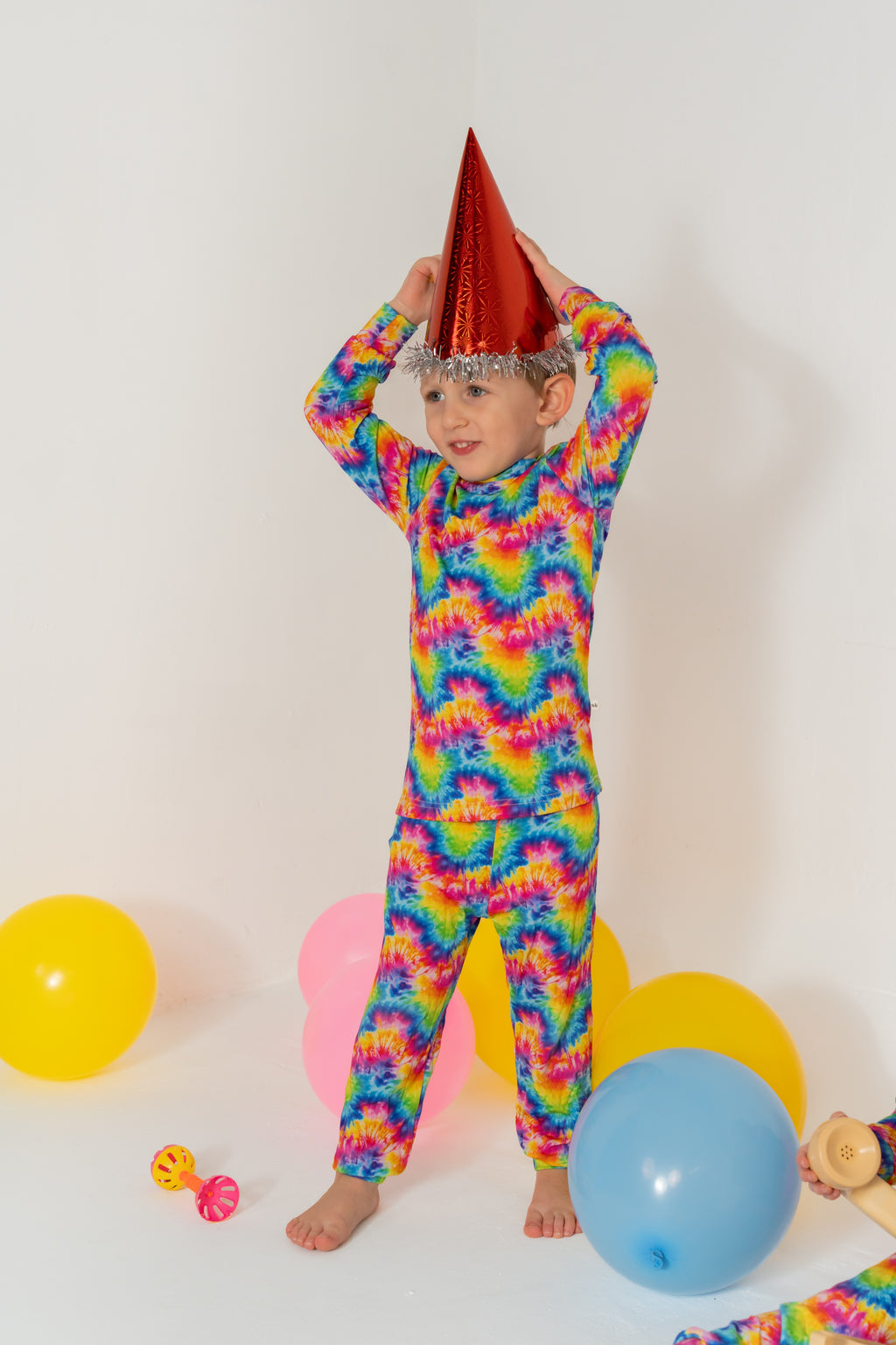 Tie Dye Two-Piece Pajama Set