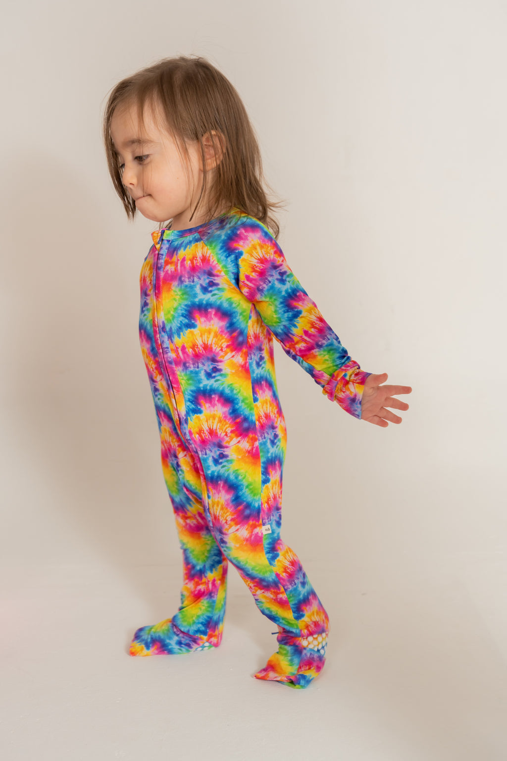 Tie Dye Convertible Footie