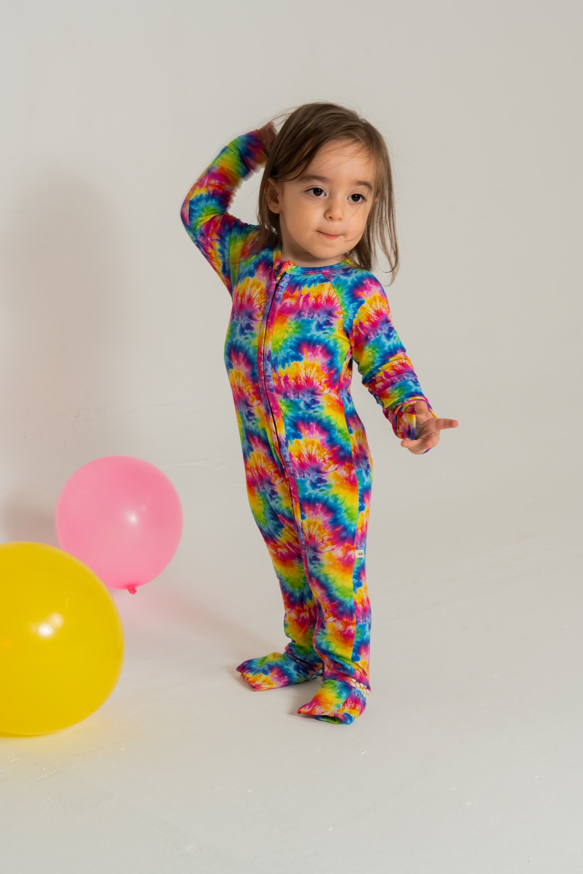 Tie Dye Convertible Footie