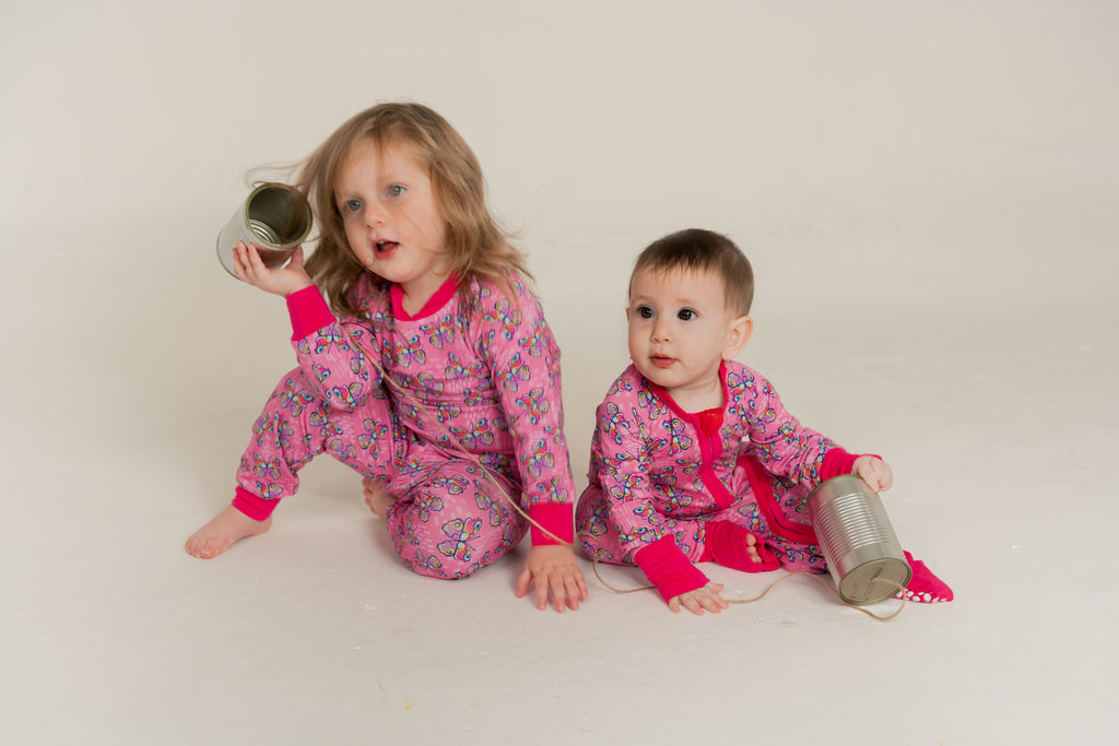 Butterflies Two-Piece Pajama Set
