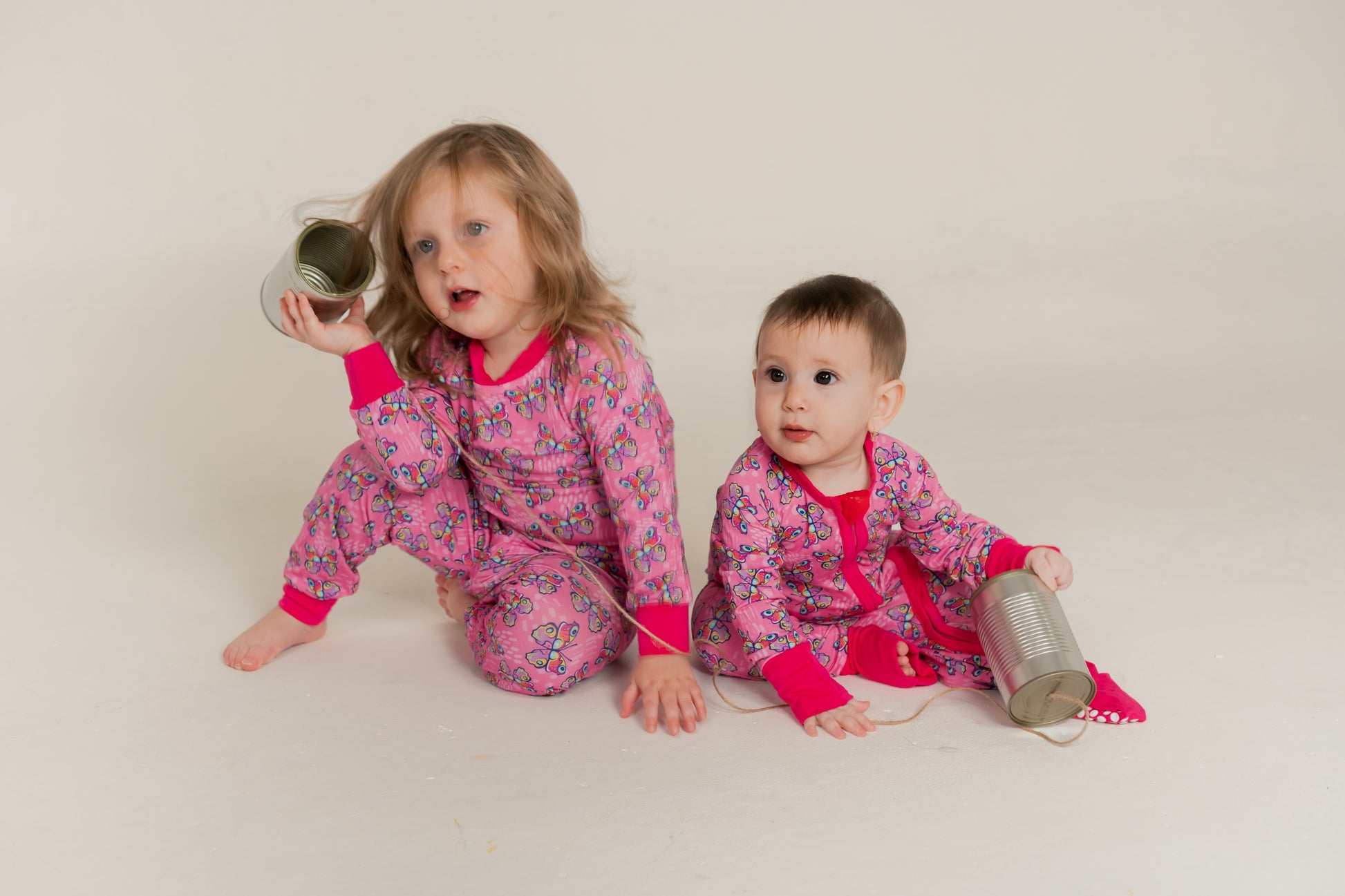 Butterflies Two-Piece Pajama Set