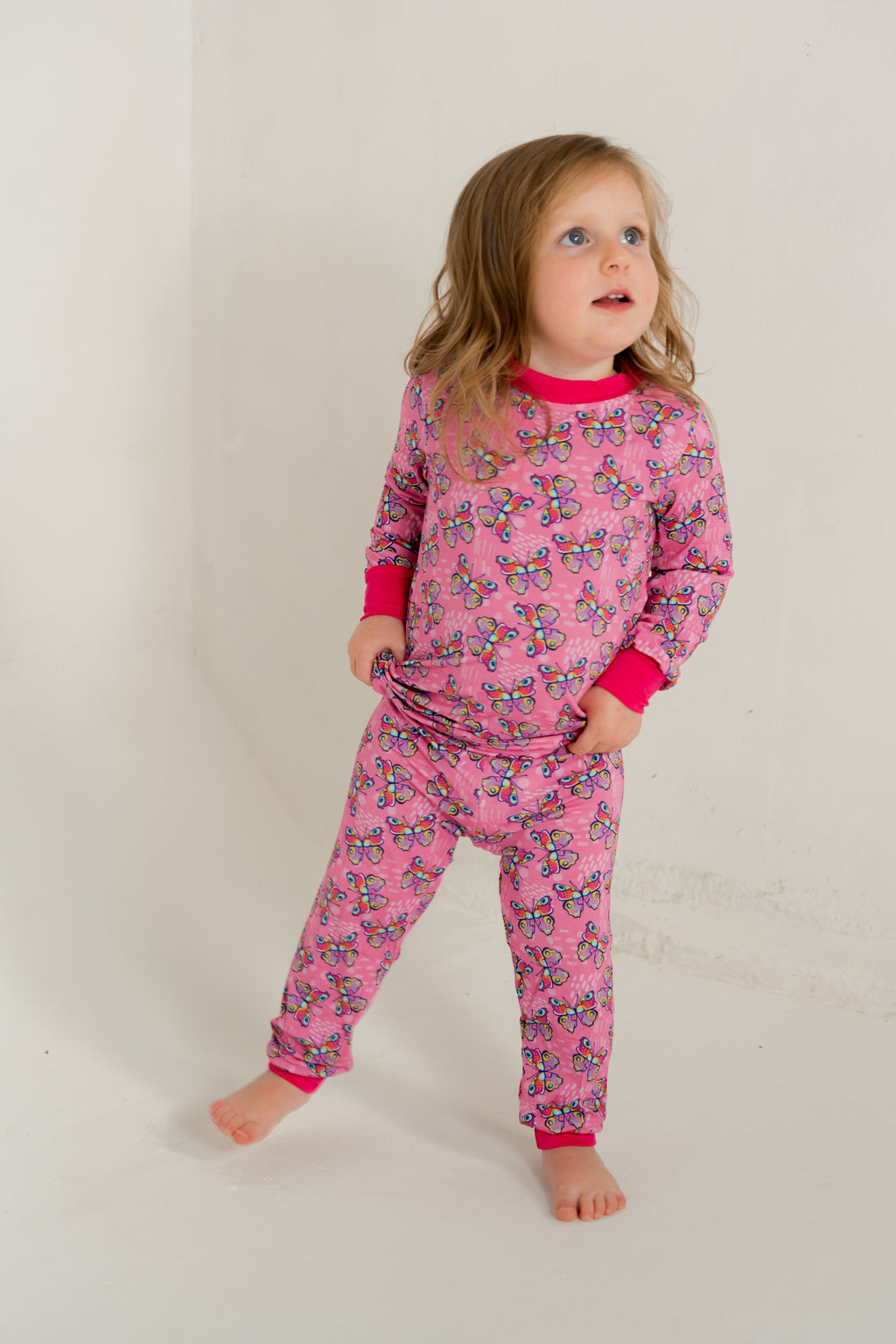 Butterflies Two-Piece Pajama Set