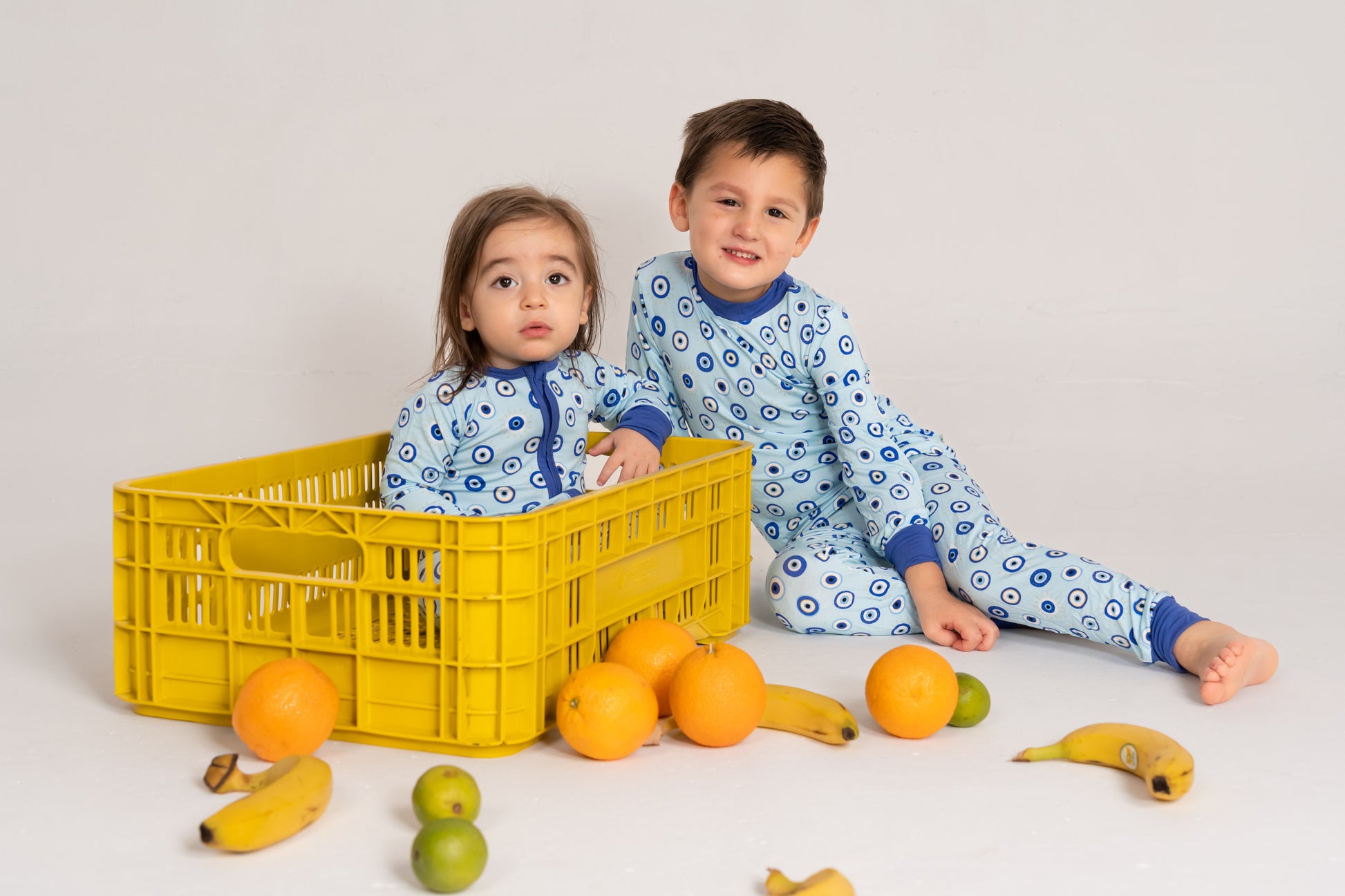 Blue Eyes Two-Piece Pajama Set