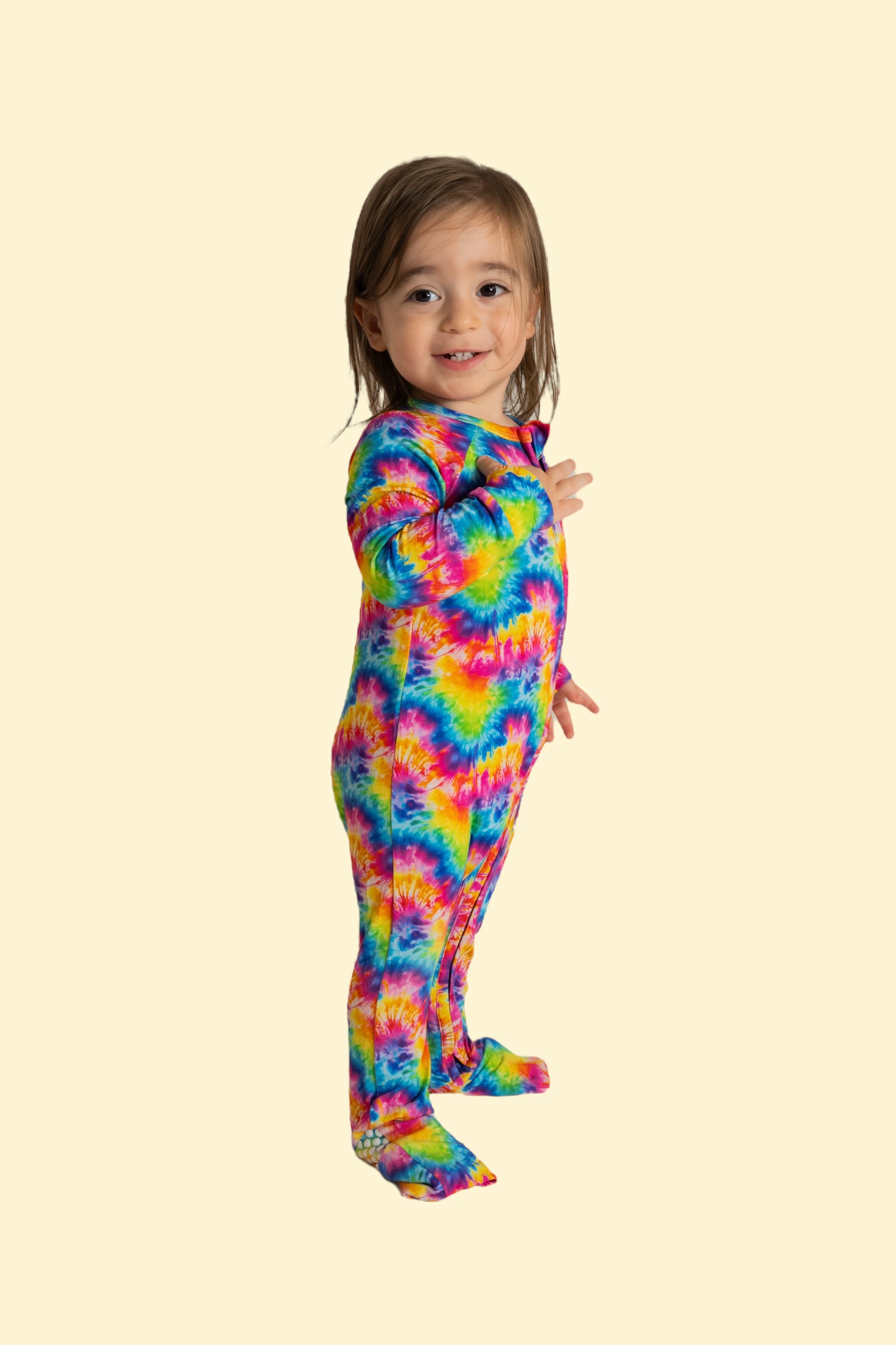 Tie Dye Convertible Footie