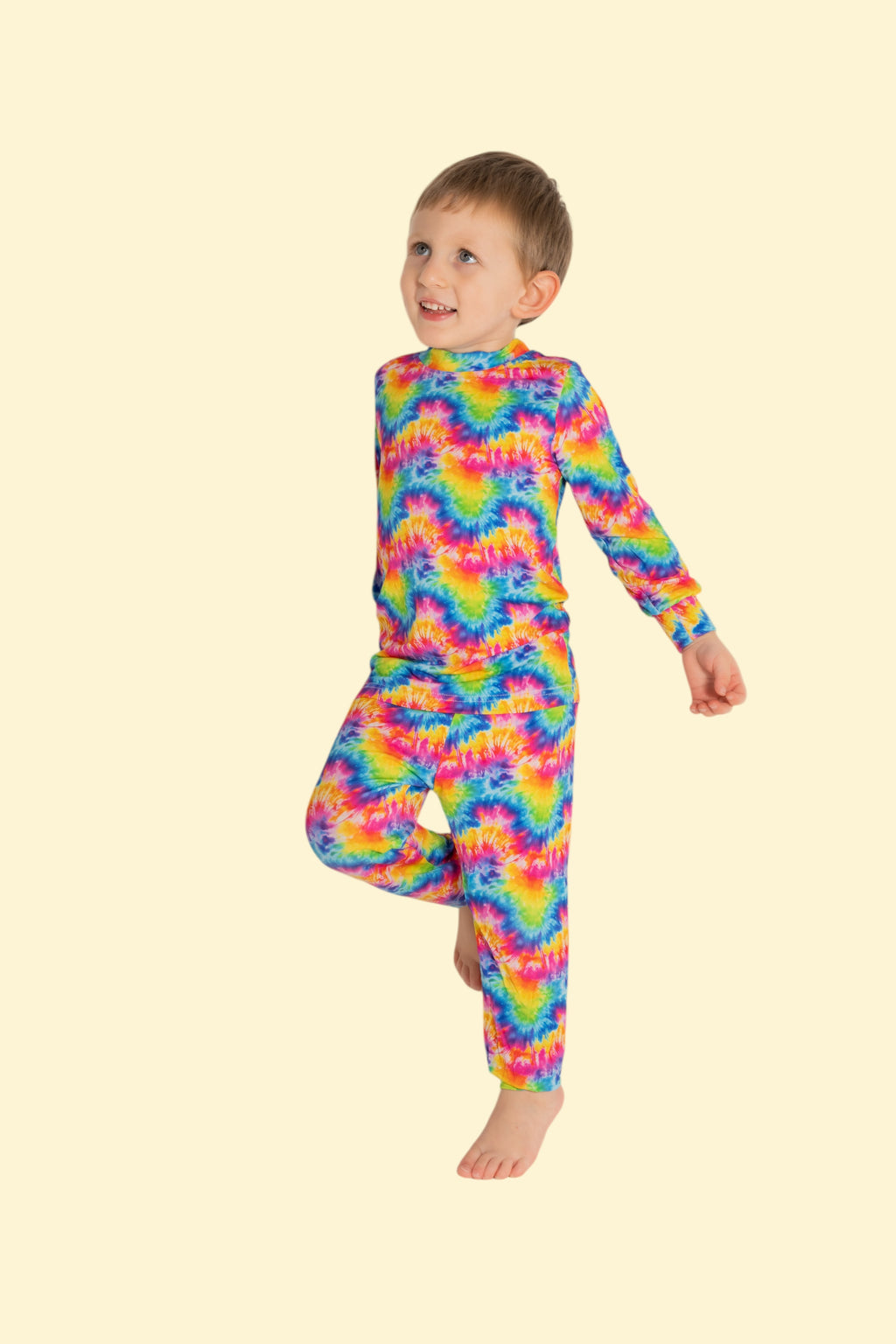 Tie Dye Two-Piece Pajama Set