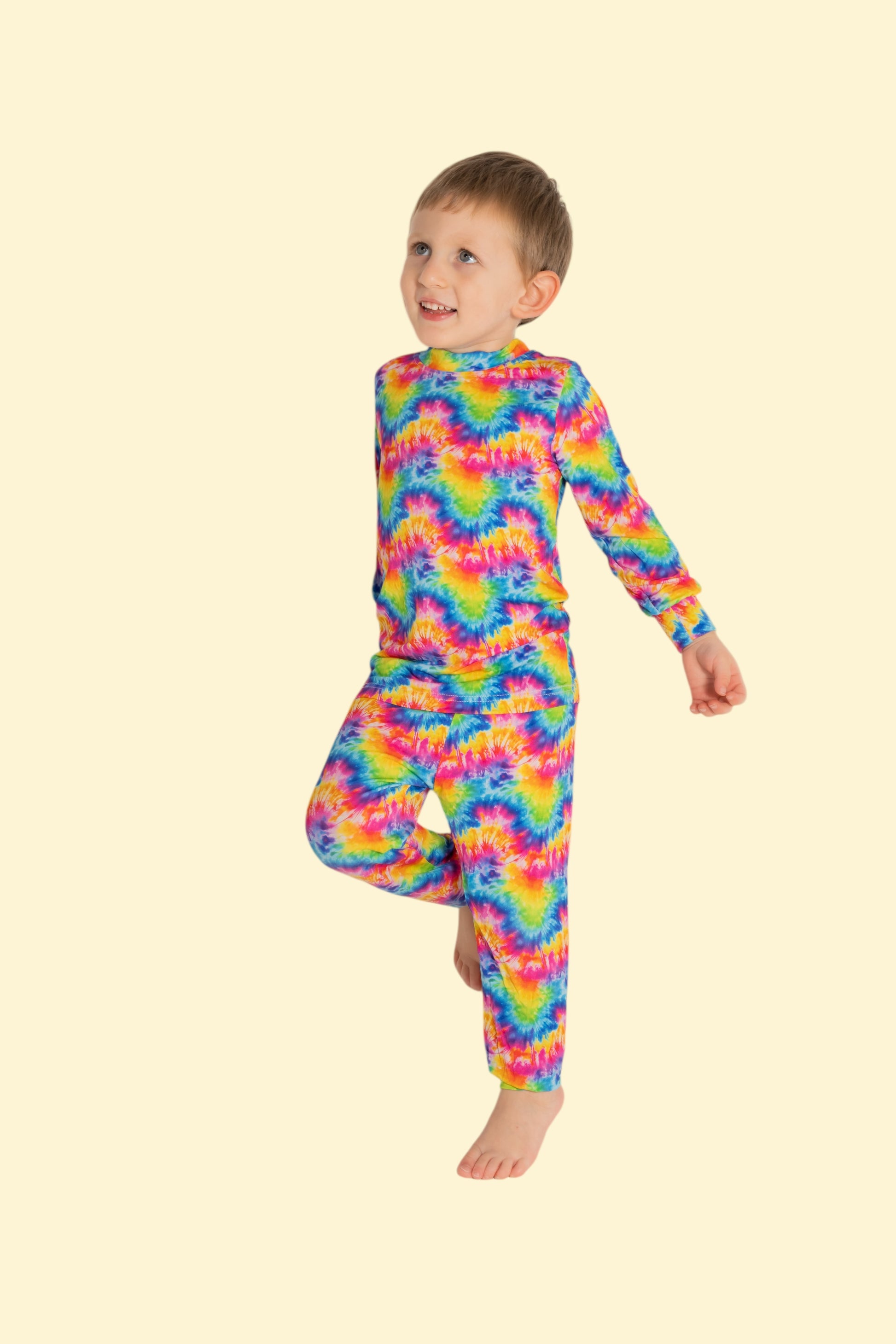 Tie Dye Two-Piece Pajama Set