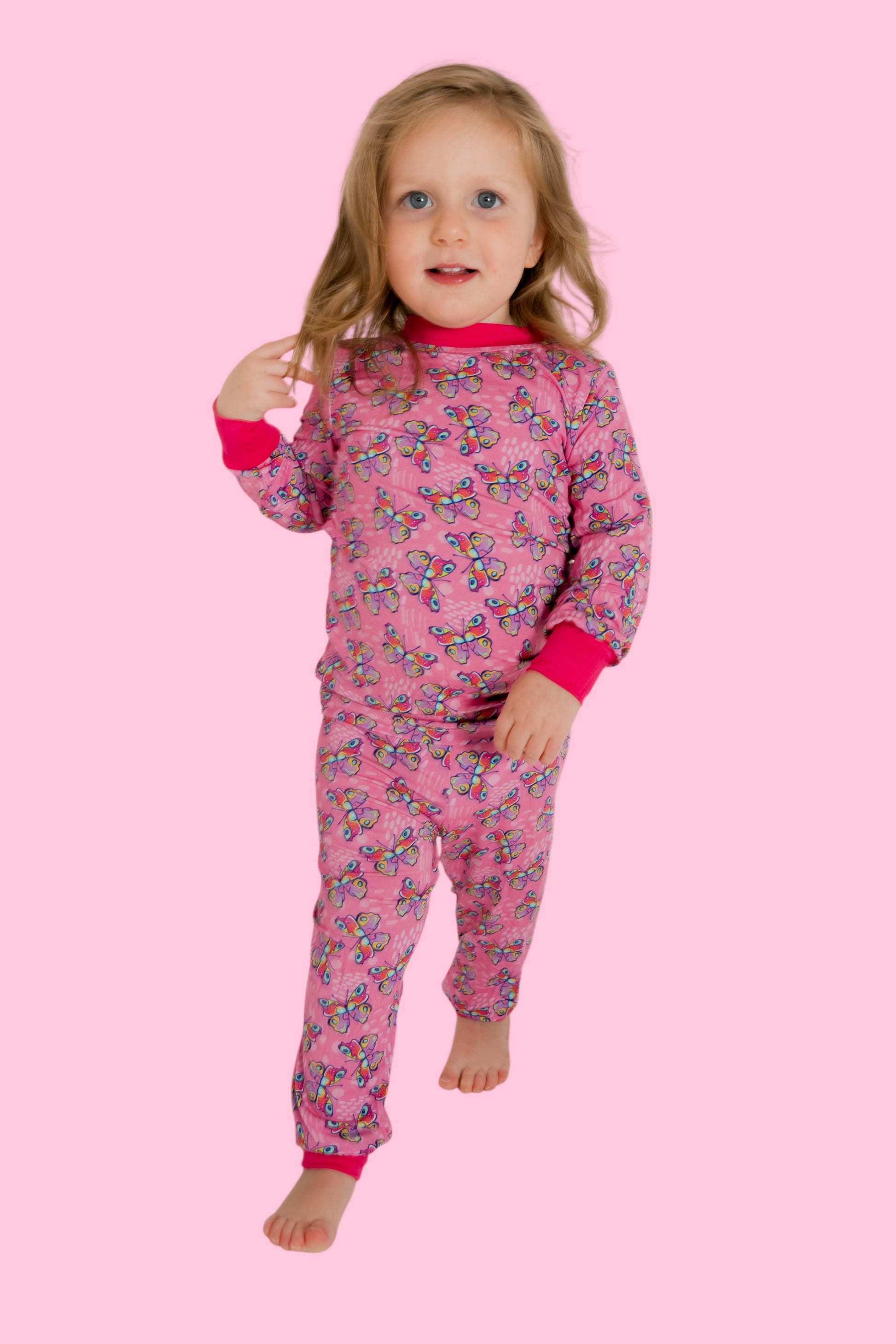 Butterflies Two-Piece Pajama Set