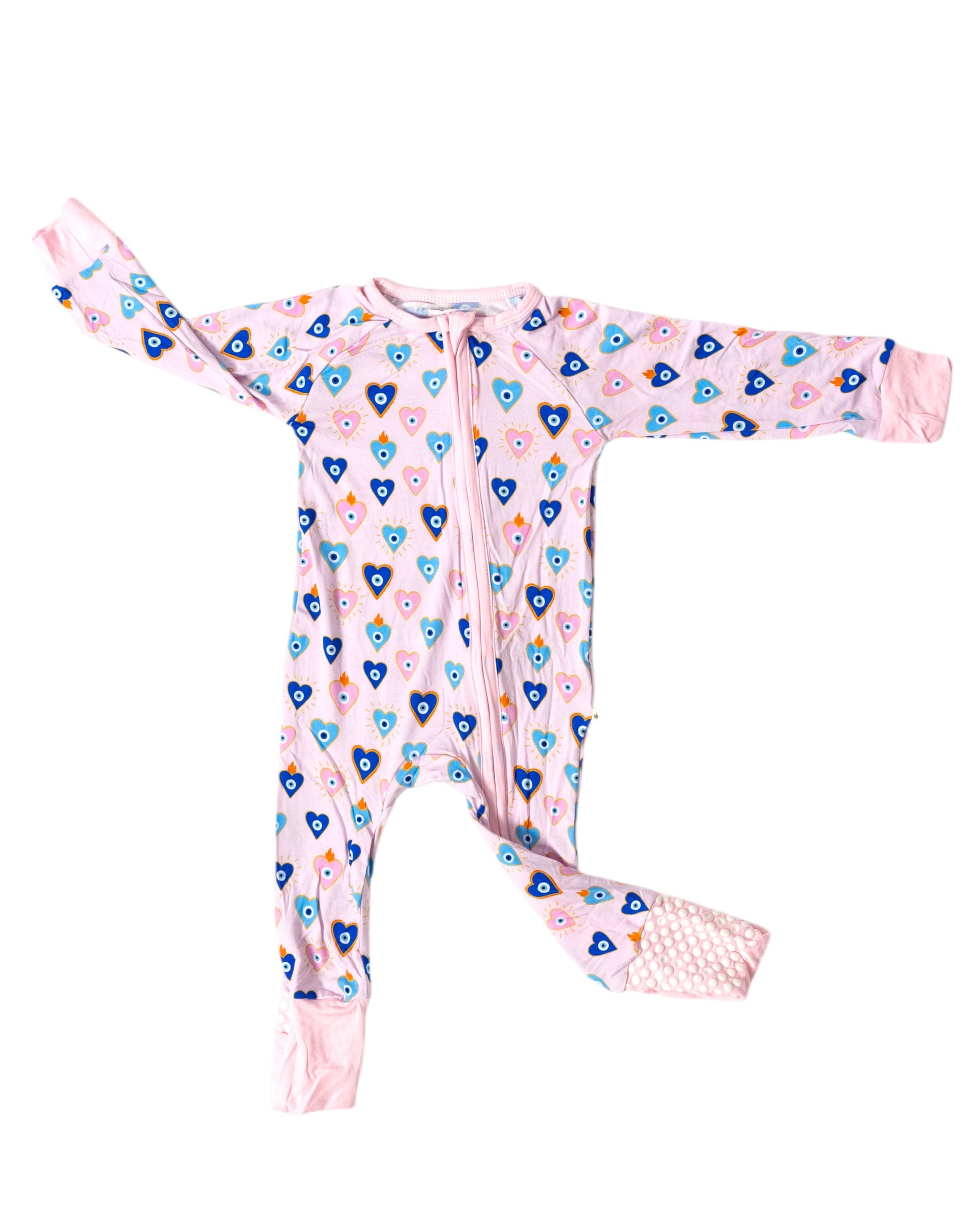 Pink Eyes Convertible Footie