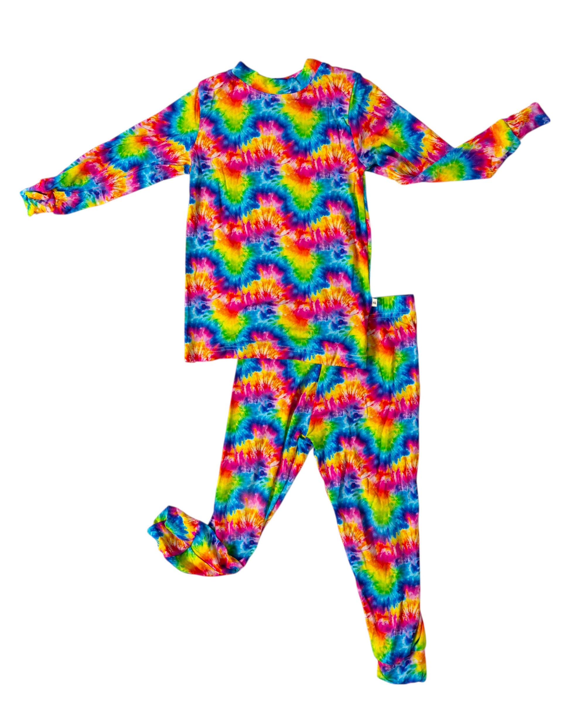 Tie Dye Two-Piece Pajama Set