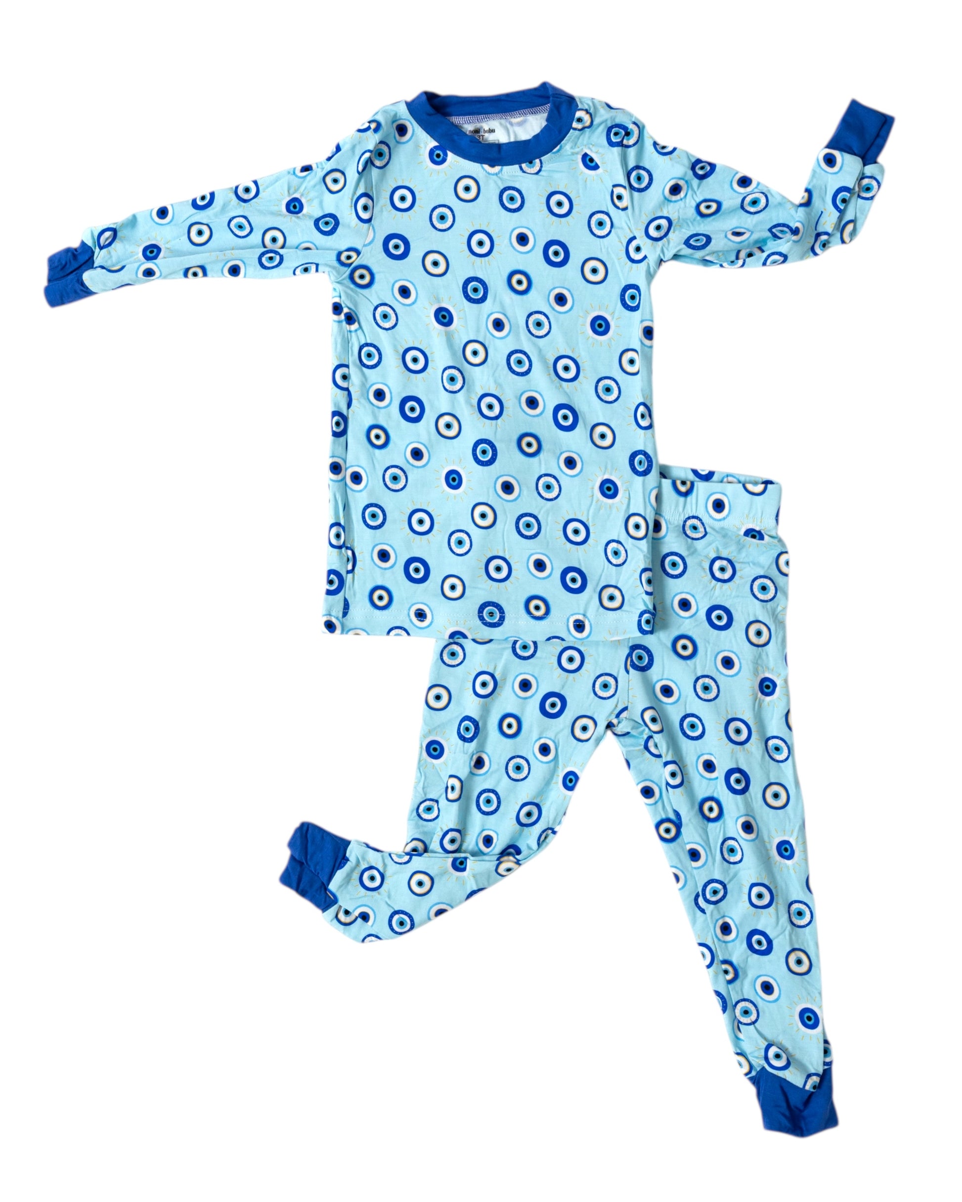 Blue Eyes Two-Piece Pajama Set