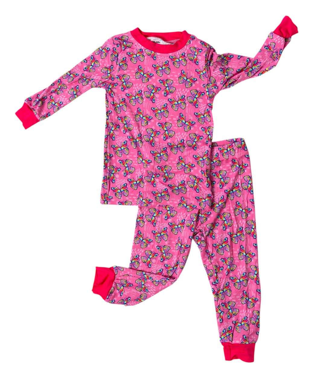 Butterflies Two-Piece Pajama Set