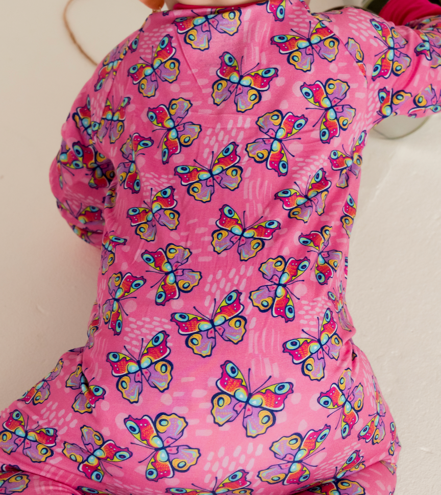 Butterflies Convertible Footie