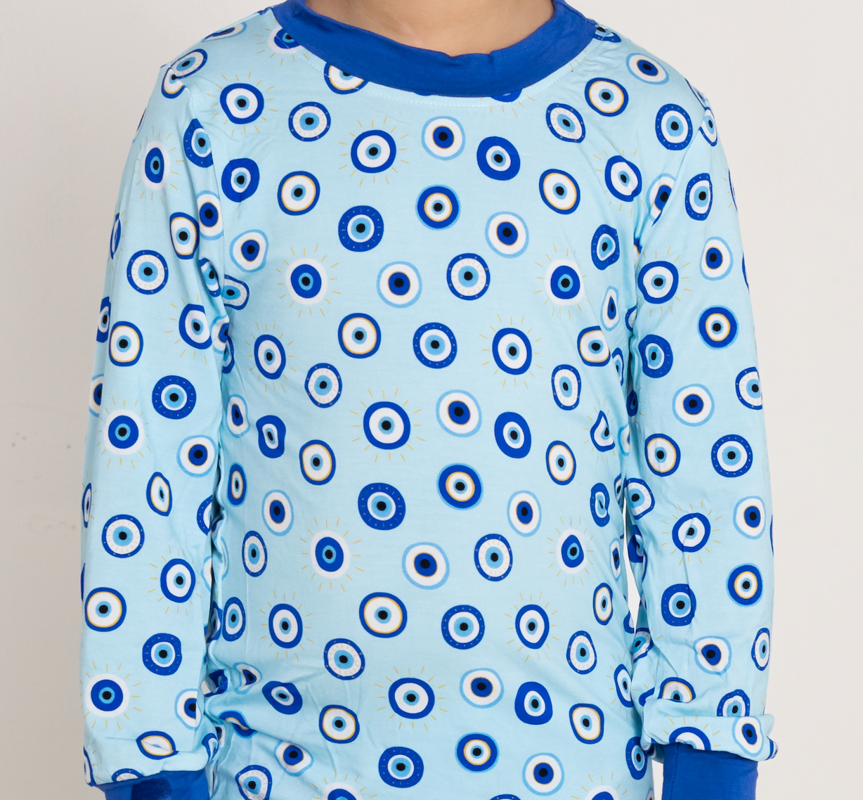 Blue Eyes Two-Piece Pajama Set